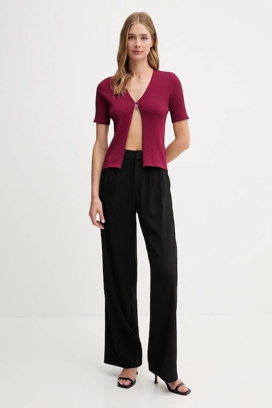 Dkny kardigan P52XAX02 bordowy AW25