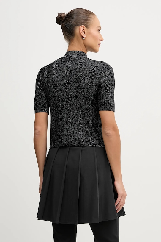 Odzież Sisley sweter z dodatkiem wełny 1WH2M2025 czarny