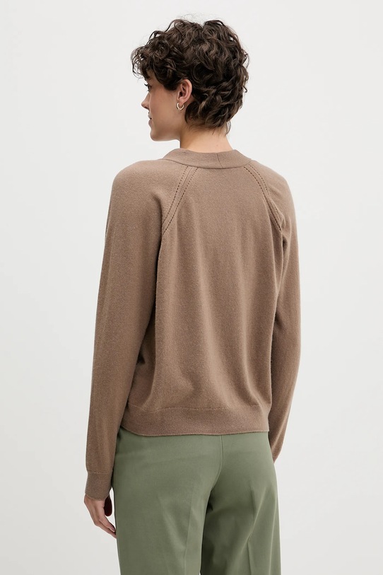 Дрехи Жилетка с вълна Sisley 102HM602Q зелен