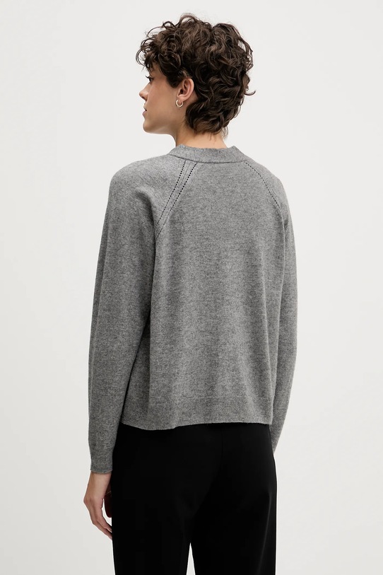 Îmbrăcăminte Sisley cardigan din amestec de lână 102HM602Q gri