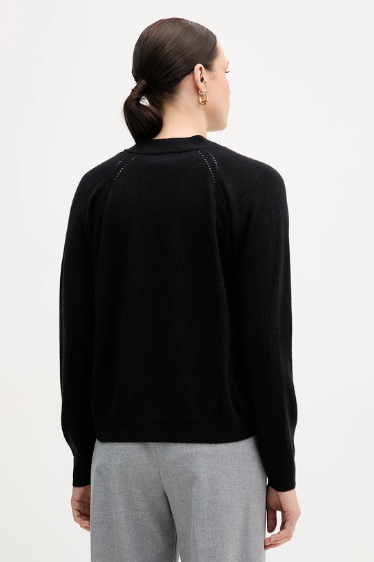 Oblačila Pulover z dodatkom volne Sisley 102HM602Q črna