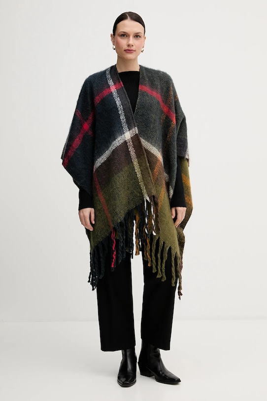 Πουλόβερ με προσθήκη μαλλιού Sisley 1KHTL106J μαύρο AW25