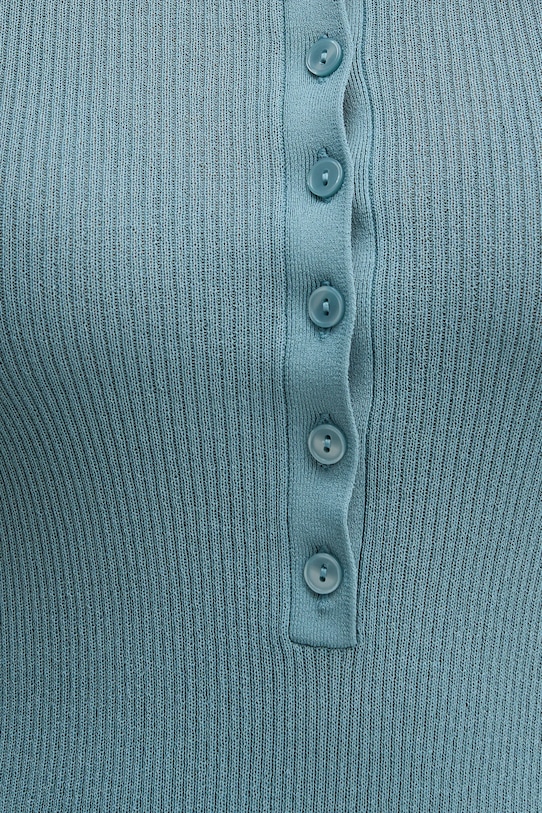 Sisley sweter 19EQM2024 turkusowy