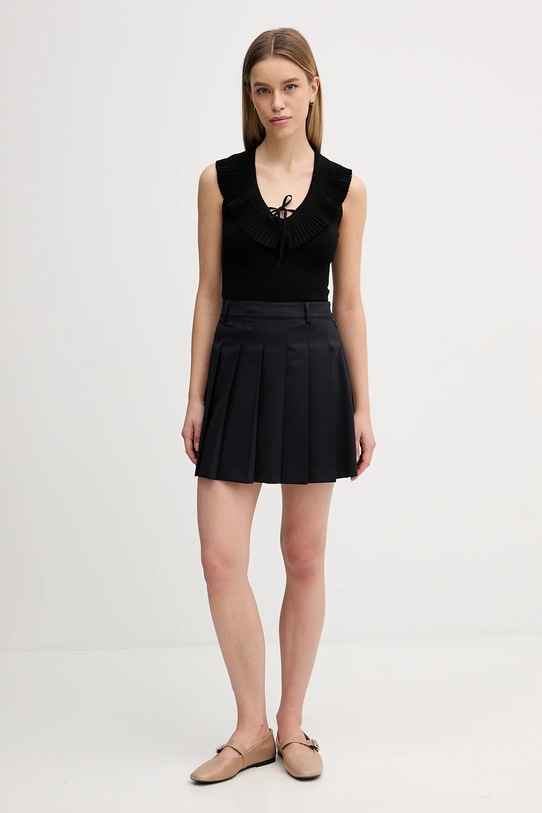 Sisley bluzka 1H7PMH00K czarny AW25