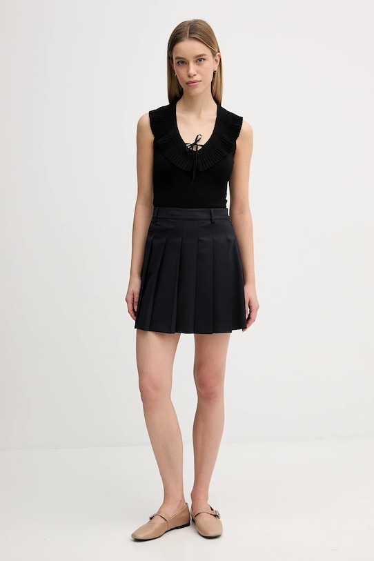 Sisley bluzka 1H7PMH00K czarny AW25