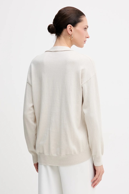 Îmbrăcăminte Sisley cardigan din amestec de lână 1KHTM602P bej