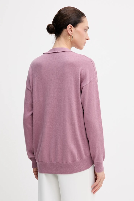Îmbrăcăminte Sisley cardigan din amestec de lână 1KHTM602P roz