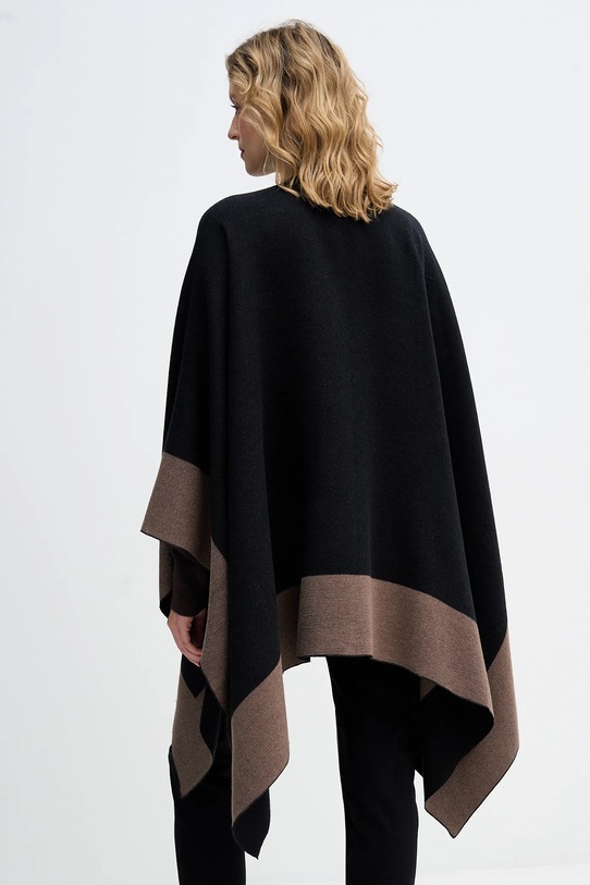 Oblečenie Pončo Sisley 6X7PWU027 čierna