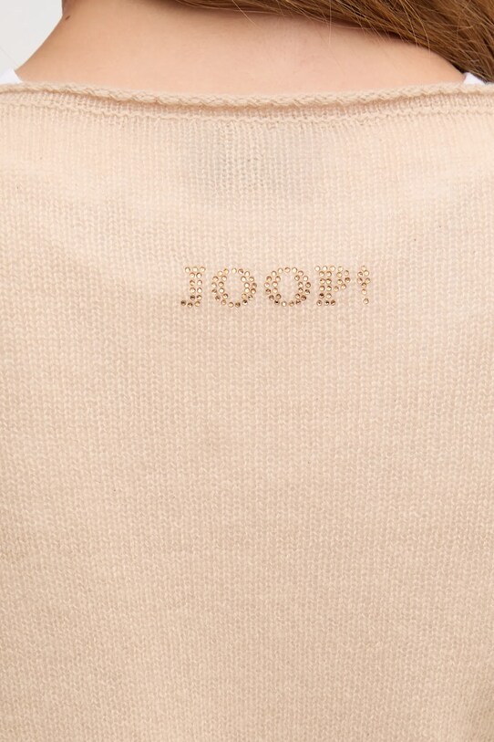 Joop! sweter kaszmirowy 30047487 beżowy