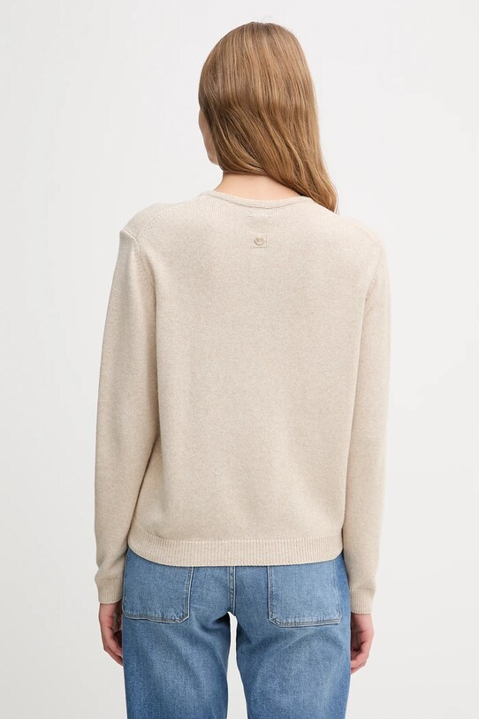 Odzież Joop! sweter z domieszką wełny 30047489 beżowy