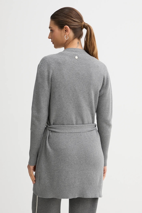 Odzież Joop! kardigan z domieszką jedwabiu 30048479 szary