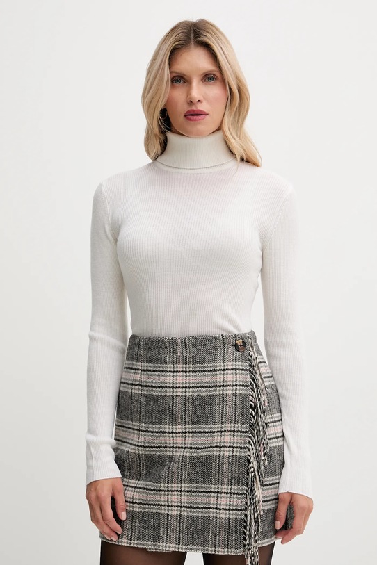Joop! sweter wełniany wełna beżowy 30049422