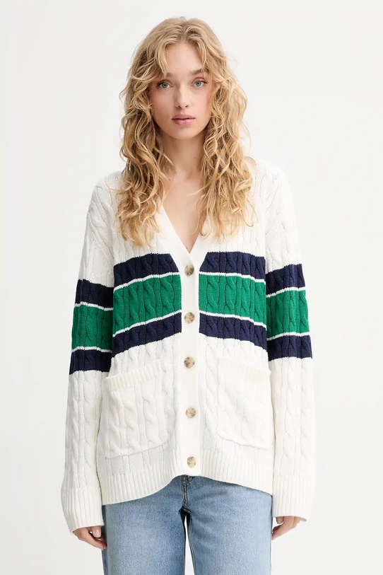 Levi's cardigan din amestec de lână cu modele bej 000O0.0007