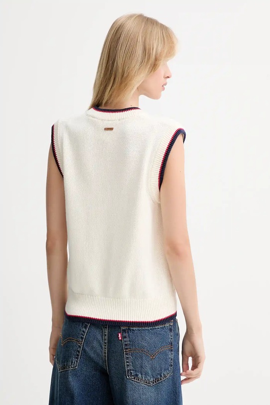 Îmbrăcăminte Levi's vestă din amestec de lână 0037T bej