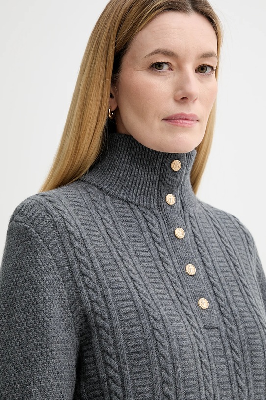 Vlněný svetr A.P.C. Pull Thea šedá WVBCZ.F23426