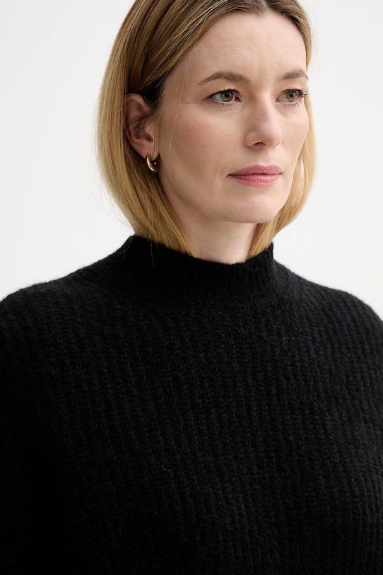 Svetr s příměsí vlny A.P.C. Pull Emilia černá WPABE.F23449