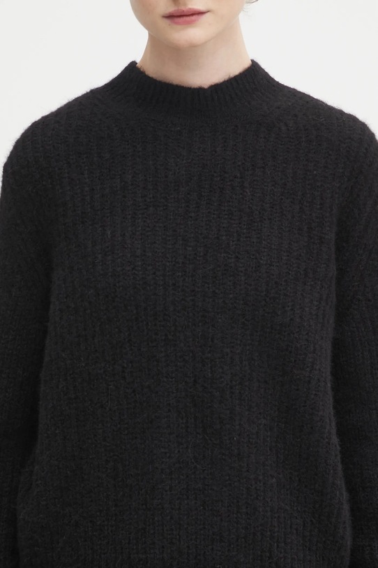 A.P.C. sweter z dodatkiem wełny Pull Emilia czarny WPABE.F23449
