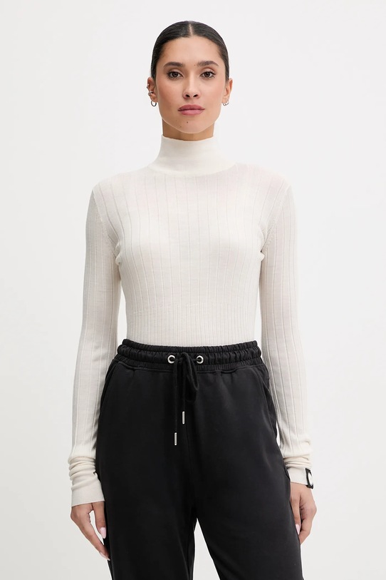 Colmar sweter wełniany wełna beżowy 7907.2ZP