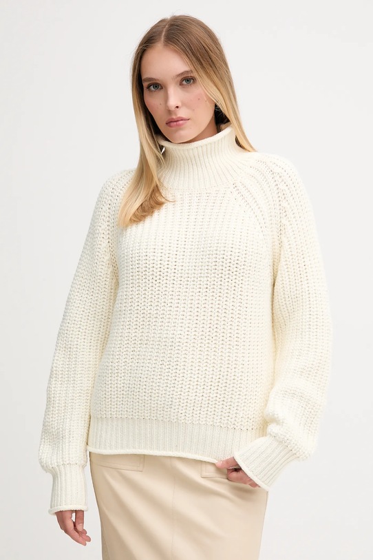 Marc Aurel sweter aplikacja beżowy 8014.8000.82084