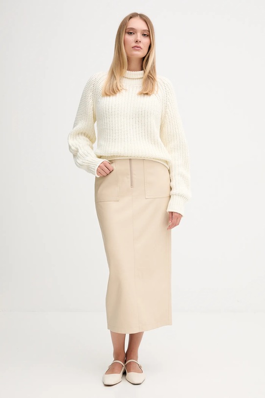 Marc Aurel sweter 8014.8000.82084 beżowy AW25