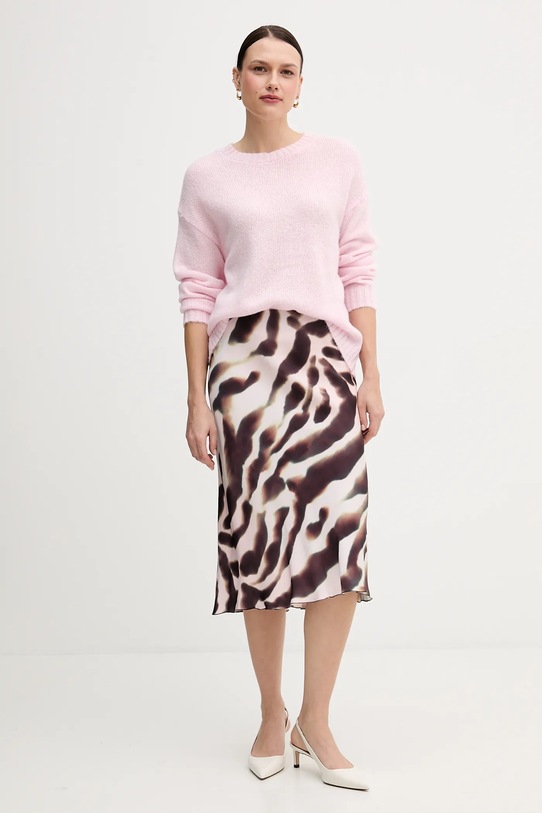 Marc Aurel sweter z dodatkiem wełny 8050.8001.82091 różowy AW25