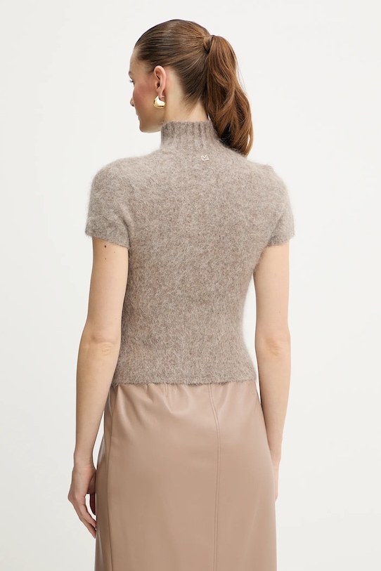 Odzież Marciano Guess sweter z dodatkiem alpaki AGNES 5BGR10.5794Z brązowy