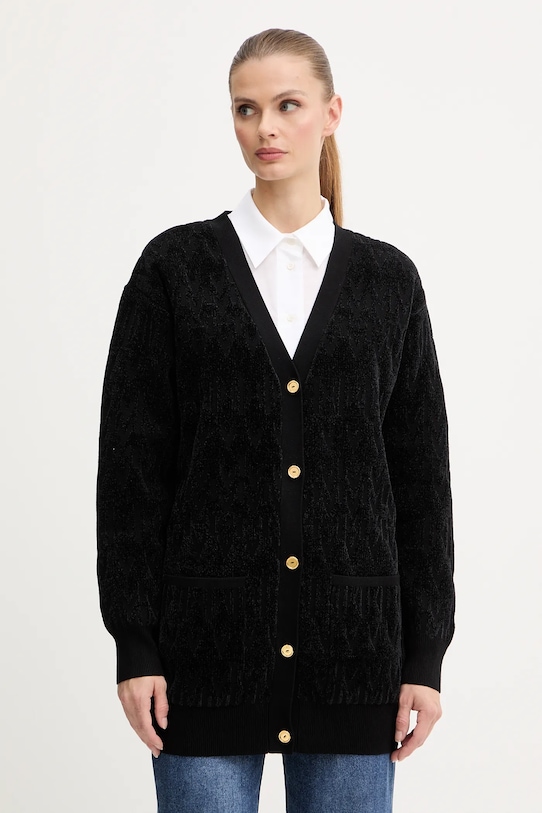Marciano Guess kardigan ADELE wzorzyste czarny 5BGR04.5661Z