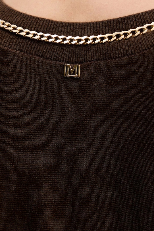 Marciano Guess sweter z dodatkiem wełny ABEL 5BGR02.5782Z brązowy