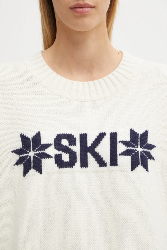 Helly Hansen sweter z dodatkiem wełny BLISS beżowy 54604