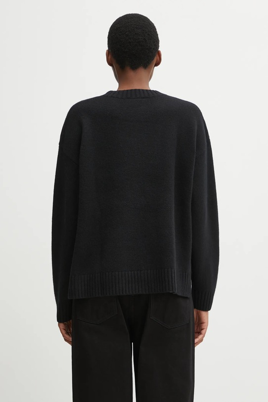 Odzież Helly Hansen sweter z dodatkiem wełny BLISS 54604 czarny