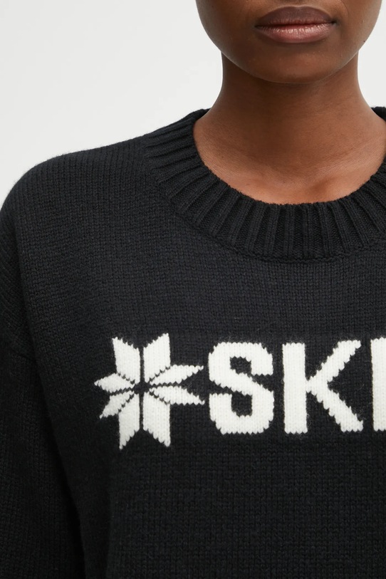 Helly Hansen sweter z dodatkiem wełny BLISS czarny 54604