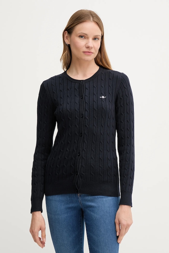 Gant kardigan pozostałe granatowy 4800103