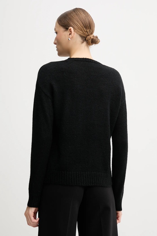 Odzież Gaudi sweter z dodatkiem wełny 521BD53009 czarny