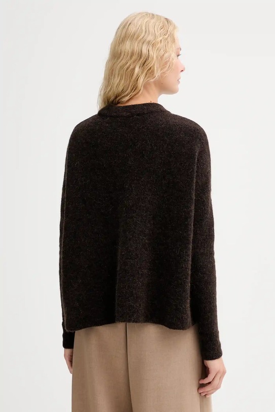 Odzież Sessun sweter z wełną 24109009 brązowy