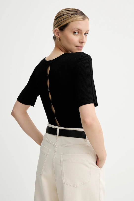 Sessun pulover subtiri negru 25109030