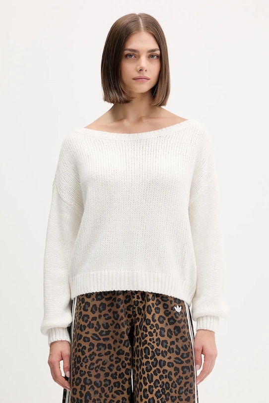 Hollister Co. sweter pozostałe beżowy KI350.5072.101