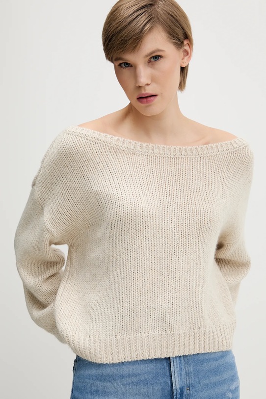 Hollister Co. sweter beżowy KI350.5072.145
