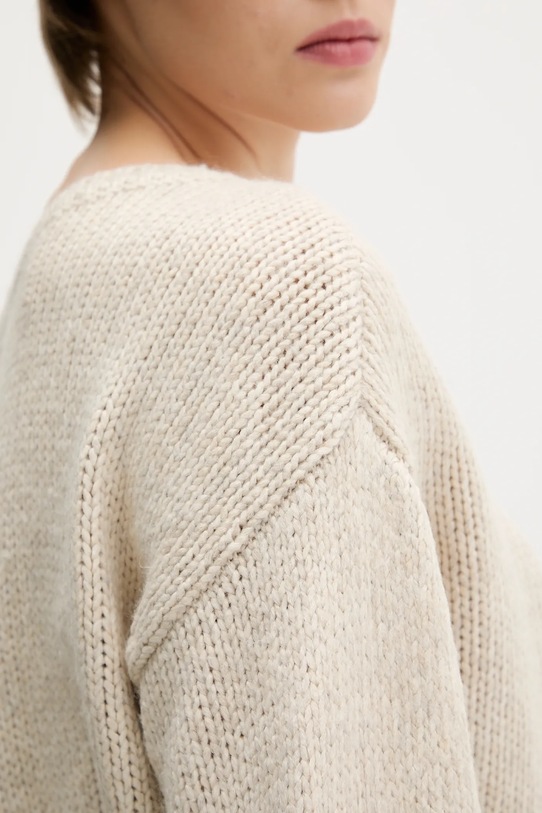 Hollister Co. sweter KI350.5072.145 beżowy