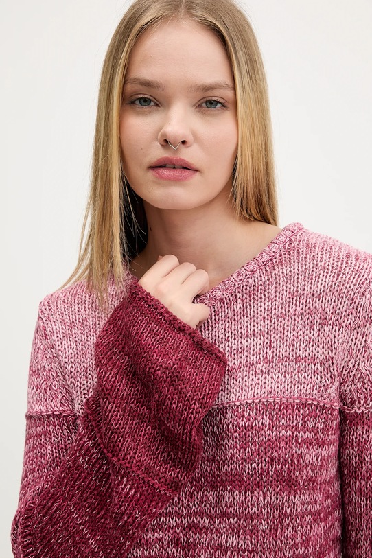 Guess Originals sweter bawełniany różowy W5BR68.Z3HM1