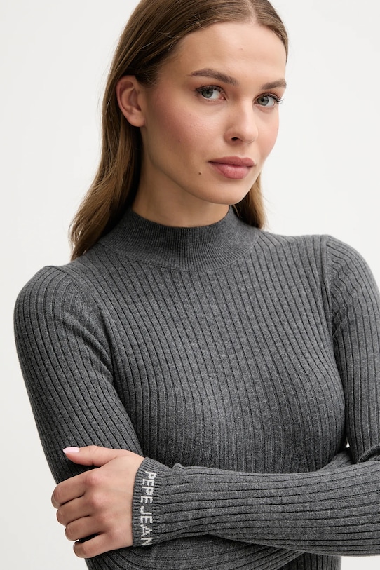 Pepe Jeans sweter szary PL7000026