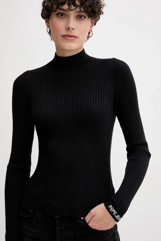 Pepe Jeans sweter czarny PL7000026