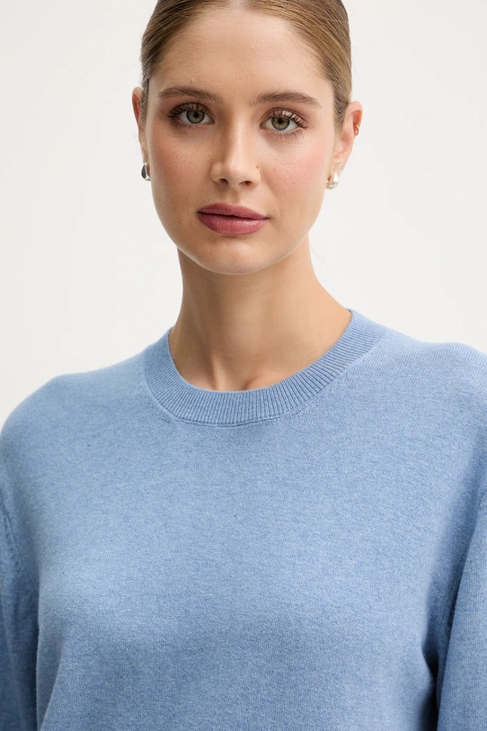 Pepe Jeans sweter z domieszką wełny niebieski PL7000035