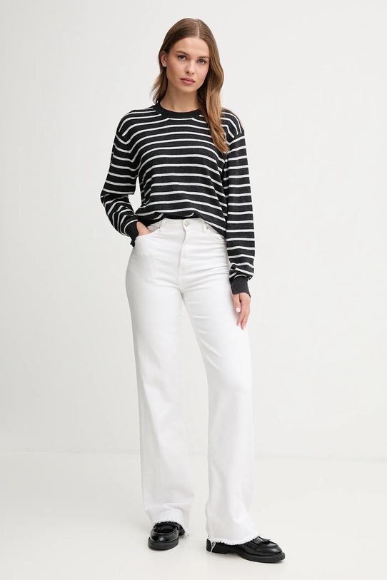 Pepe Jeans sweter z domieszką kaszmiru PL7000003 czarny AW25