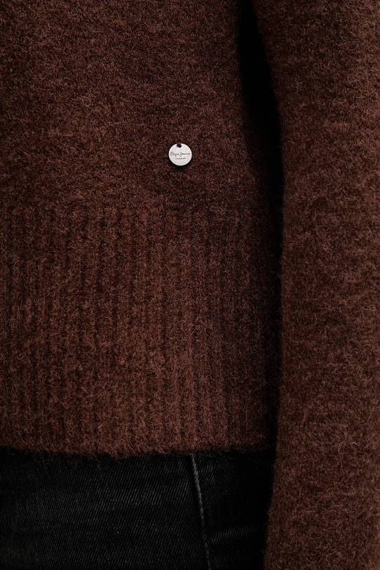 Свитер с примесью шерсти Pepe Jeans PL7000031 коричневый