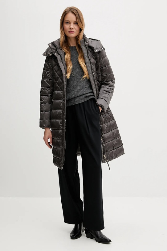 Pepe Jeans pulover din amestec de lână PL7000031 gri AW25