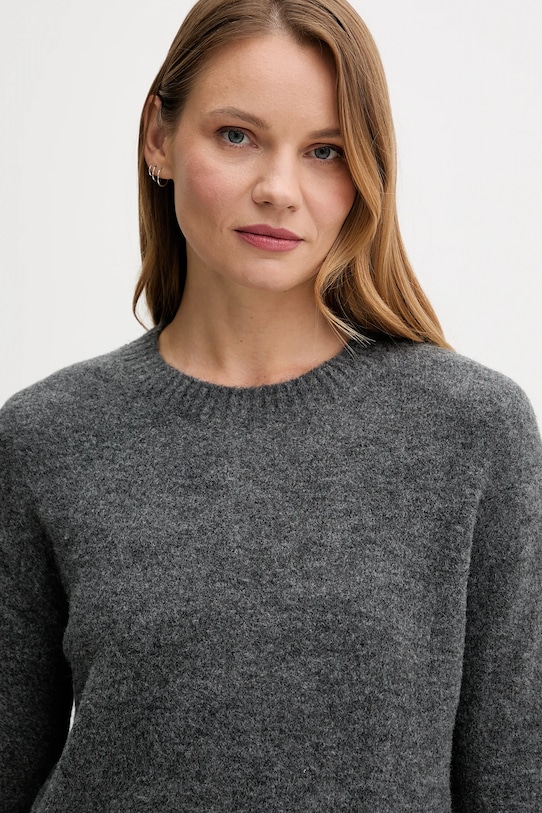 Pepe Jeans sweter z domieszką wełny szary PL7000031