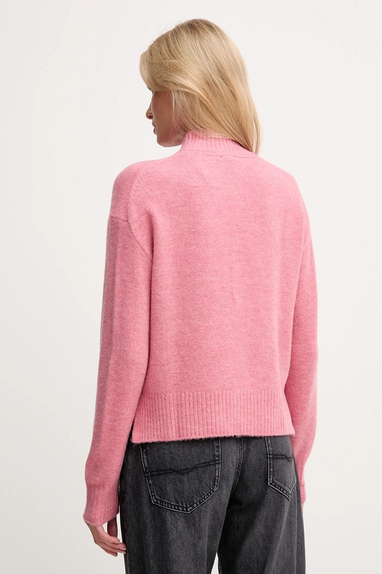 Odzież Pepe Jeans sweter z domieszką wełny PL7000032 różowy
