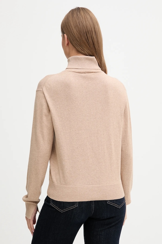 Odzież Pepe Jeans sweter z domieszką kaszmiru PL7000036 beżowy