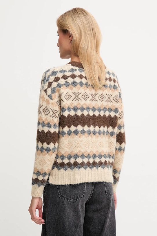 Odzież Pepe Jeans sweter z dodatkiem wełny PL7000039 brązowy