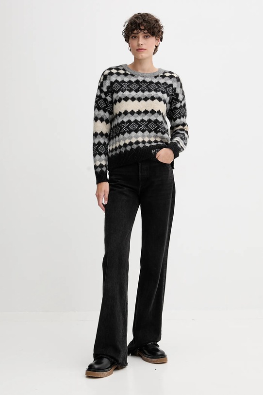 Pulover z dodatkom volne Pepe Jeans PL7000039 siva AW25